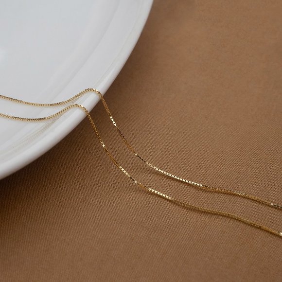 Solid Gold St Christopher Coin Charm Pendant Necklace Stamped 10K ITALY, 18 inch - Picture 5 of 5